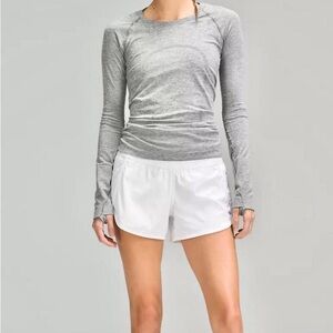Lululemon Grey Swiftly Tech Long Sleeve Waist Length